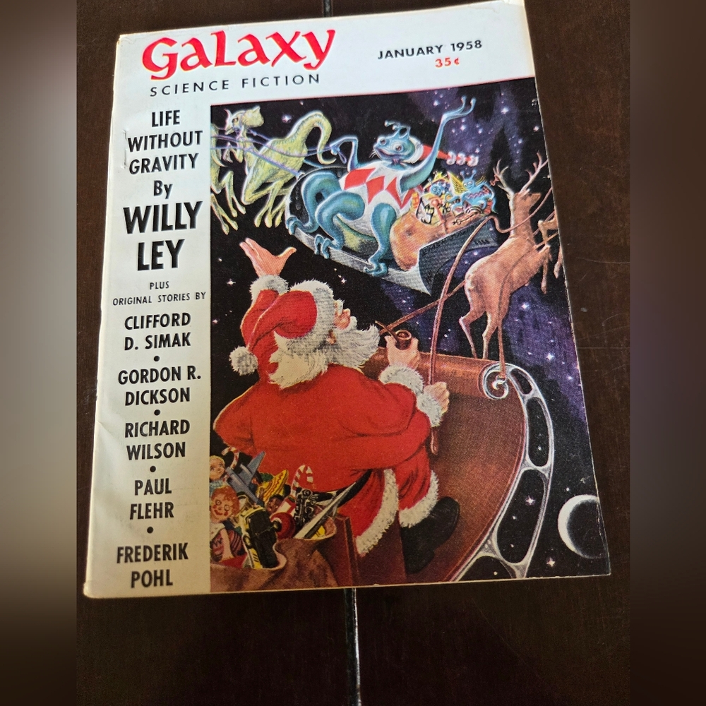 Galaxy Science Fiction Digest Sized Magazine January 1958